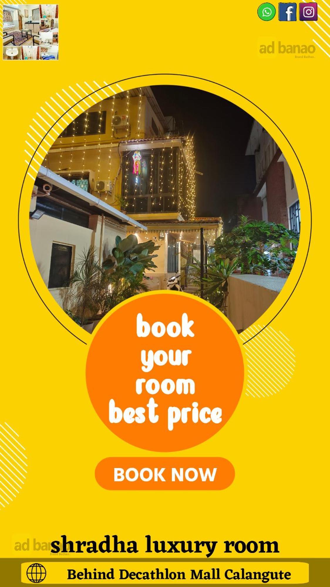 Shradha Luxury Room Calangute Eksteriør bilde